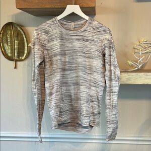Women’s Gray Striped Shirt